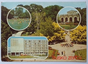 BUSKO ZDRÓJ PARK BASEN KĄPIELOWY ŁAZIENKI 