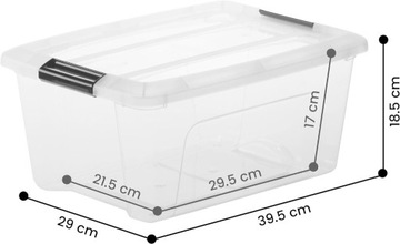 Iris Ohyama Pudełko Pojemniki 3 szt. 15L