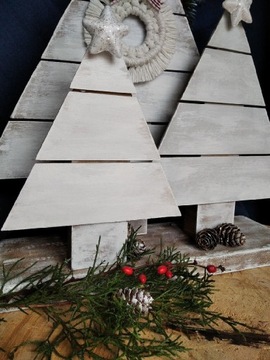 Dekoracja świąteczna eko choinki zestaw 