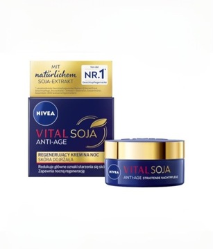 NIVEA VITAL SOJA Regenerujący krem anti-age na noc, 50 ml