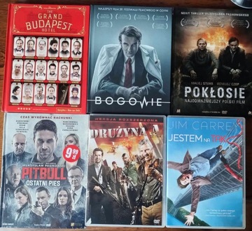 [6xDVD] Pokłosie, Bogowie, Pitbull, Budapest, ...