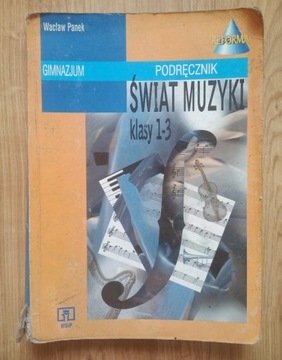 Świat muzyki Podręcznik gimnazjum 1-3 WSiP Panek