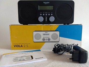 radio DAB+ / FM TechniSat Viola 2s CZARNE jak NOWE