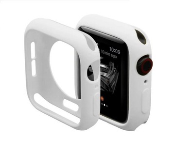 ETUI SILIKONOWE APPLE WATCH 7/8/9 41mm Biały