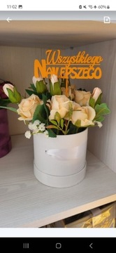 flower box flowerbox róże ozdoba dekoracja