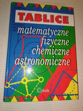  Tablice Matematyczne Fizyczne Chemiczne Astronom.