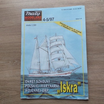 Mały Modelarz 1997/4-5 okręt Mar Woj ORP "Iskra"