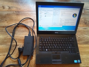 DELL E6410 i5 RAM 4GB Dysk 240GB BATERIA 2H ZASILACZ SPRAWNY