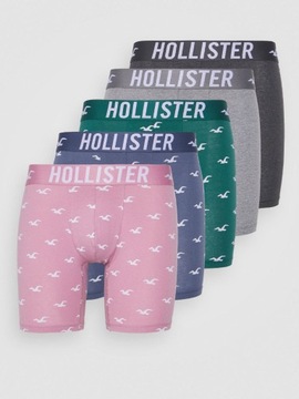 HOLLISTER - Bokserki - 5-pak - NOWE - r. S - 249zł