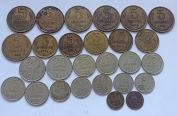 Zestaw monet ZSRR