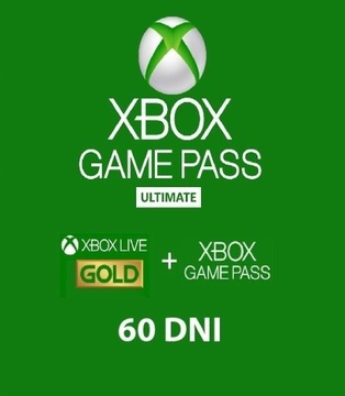 Xbox game pass 60 dni + XBOX LIVE GOLD 60 DNI KOD