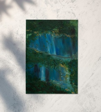Obraz na płótnie "Letnia rzeka"