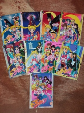 Sailor Moon R animebooki z Japonii z lat 90