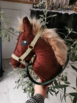 Koń Hobby Horse na kiju + zestaw - Oliwka 