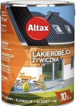 Altax lakierobejca żywiczna kasztan 0,75l