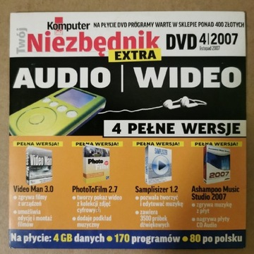 Komputer Świat Twój Niezbędnik Ekstra 2007 4 DVD
