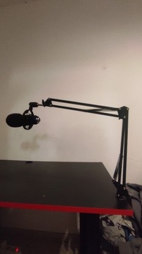 Mikrofon studyjny ze statywem media-tech