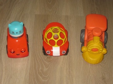 Pojazdy Fisher Price i inne 3 sztuki