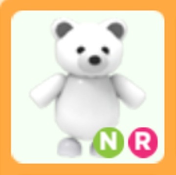 Roblox Adopt Me Polar Bear NR neon R