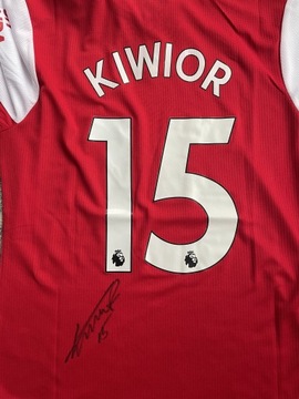 JAKUB KIWIOR - koszulka ARSENAL z autografem!