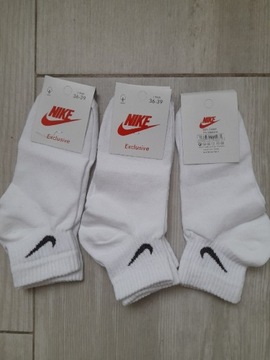 Skarpetki Nike Krótkie Biały 36-39 5szt 