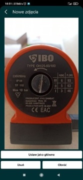 Pompa cyrkulacyjna co IBO