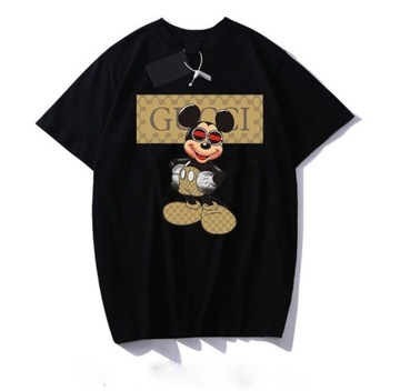 Koszulka, T-Shirt z myszką Mickey - czarna M