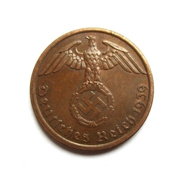 1 Pfennig 1939 r. A.  Niemcy