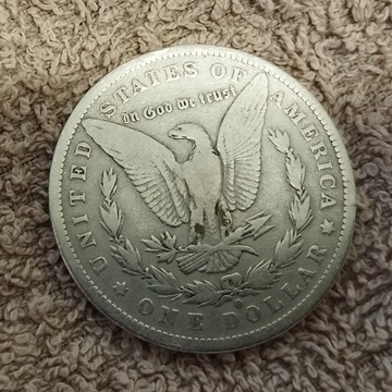 USA Dolar Morgan 1884 srebro 