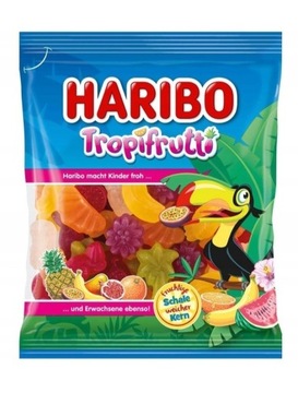 Haribo żelki 175 gram Tropifrutti z Niemiec