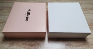 Pudełko ozdobne białe różowe odzież buty hurt