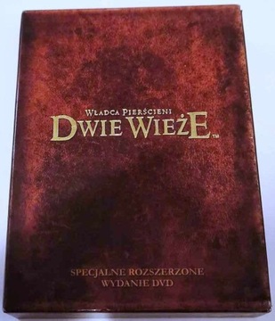 WŁADCA PIERŚCIENI Dwie Wieże 4xDVD