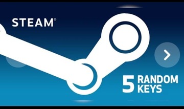 Losowe Klucze  Steam 5 gier  (Random Key)