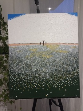 Obraz "The Meadow", łąka 60x50