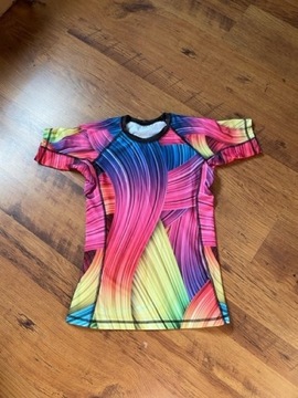 Nowa koszulka T-shirt pływacka UV damska surf 