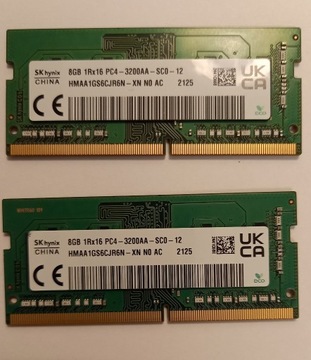Pamięć RAM Hynix SO-DIMM 16Gb (2x8Gb) 3200AA MHz
