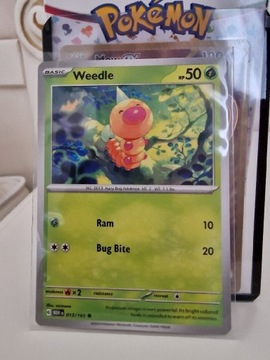 Karta Pokemon Weedle (MEW 013) 151 MEW