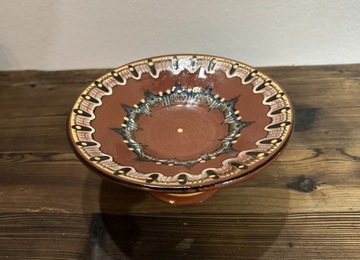 patera ceramiczna - PRL - piekna