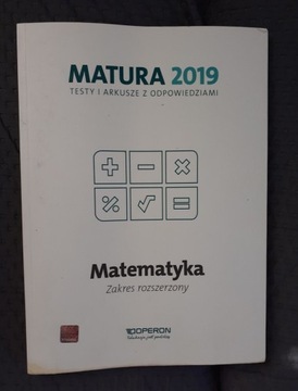 Matura 2019, testy, ark.odp., Matemat,rozsz.Operon