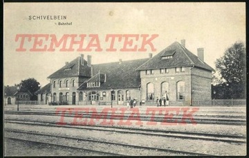 ŚWIDWIN Schivelbein Dworzec kolejowy Trenkler 1908