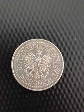 Moneta 20000 Zygmunt Stary