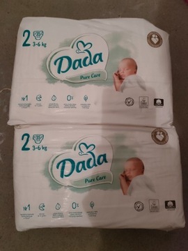 Pieluchy Dada Pure Care 2 MINI 35 szt. nowe