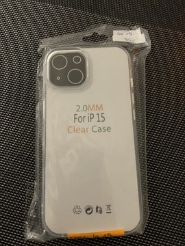 etui przezroczyste 2mm do iPhone 15