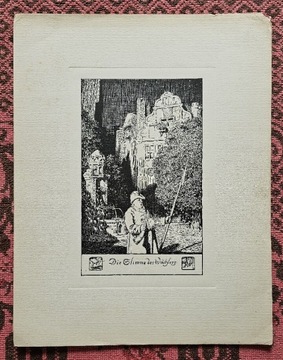 Rudolf Schäfer grafika z 1905r.