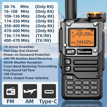 Quansheng UV-K5(8) IJV Egzumer 15-1300M AM FM SSB