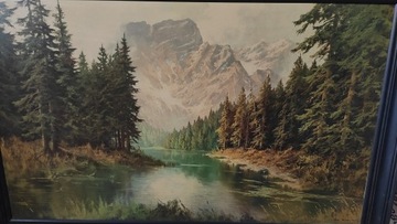 Obraz "dzikie jezioro" Joh. Bochman 60*100 cm