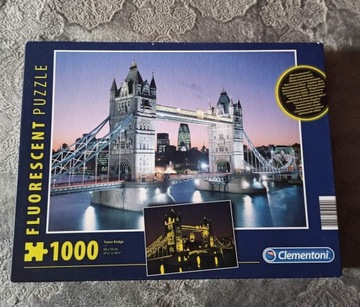 Puzzle 1000, fluorescencyjne, Tower Bridge
