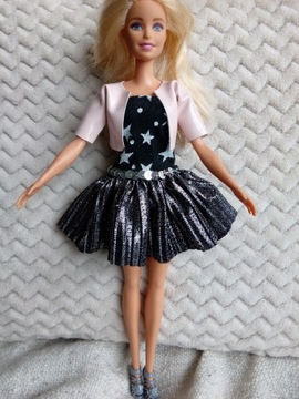sukienka + bolerko    ubranka  dla Barbie 