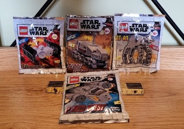 Lego Star Wars zestaw 4 nowych saszetek