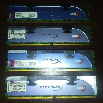 Pamięć Kingston HyperX, DDR2, 2 GB, 800MHz x4